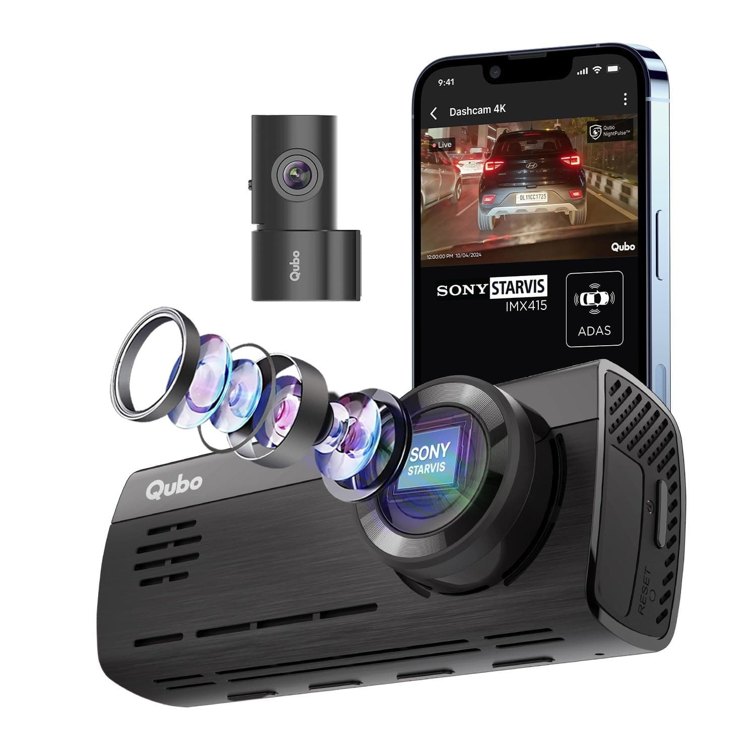 Qubo Smart Dash Cam Pro 4K